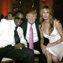 P. Diddy, Donald Trump és Melania Trump 2005. március 11-én