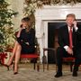 Melania Trump és Donald Trump 2018. december 24-én