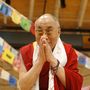 A Dalai Láma a tibeti kultúra ünnepe rendezvényen Aspenben, Kolorádó államban 2008. július 26-án 