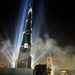Az épület pontos magasságát az átadás pillanatában jelentették be: a Burdzs Dubaj legmagasabb pontja 828 méteren van.