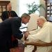 George W. Bush magán meghallgatáson a pápánál (2004. június 4.)