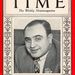 Al Capone az 1930. március 24-i Time címlapján. A chicagói maffiavezér szeszcsempészetből és prostitúcióból szerezte vagyonát és építette ki Chicagót uraló szervezett bűnözői csoportját, az Outfit-et. Kora maffiafőnökei közül kiemelkedett azzal, hogy kifejezetten kereste a nyilvánosságot, szívesen állt kamerák elé, a sajtót pedig pozitív imidzs kialakítására használta fel.