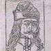 Vlad Drăculea (nevét apja után, II. Vlad Dracul után kapta) arcképe egy korabeli metszeten. III. Vlad havasalföldi fejedelem, más néven Karóbahúzó Vlad, avagy Vlad Tepes az uralkodása alatti különös kegyetlenkedéseivel szerzett kétes hírnevet. 