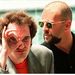 Quentin Tarantino és Bruce Willis 1994-ben.