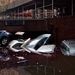 Autókat borogatott egymásra a vihar New York üzleti negyedében.