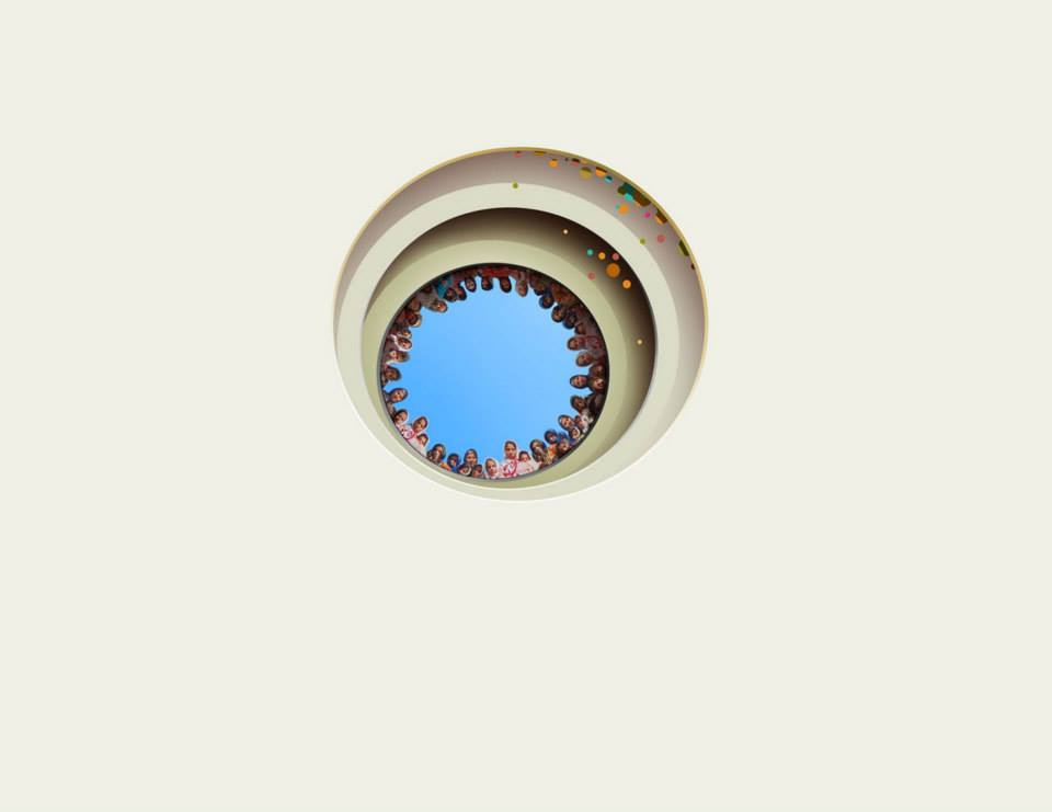 A Blue Sky Painters csapata, ők készítették a csodás festményeket.