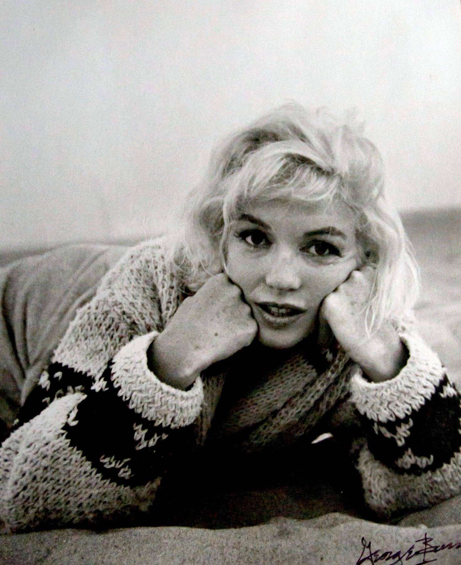 Monroe halált színlelt a felvétel kedvéért.