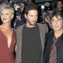 Charlize Theron, Keanu Reeves és Al Pacino Az ördög ügyvédje 1997-es premierjén