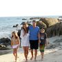 A Gerber-család: Kaia, Cindy, Rande és Presley egy családi nyaraláson Mexikóban, 2011 januárjában.