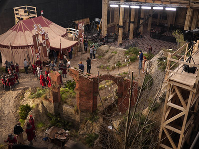 A forgatás helyszíne.