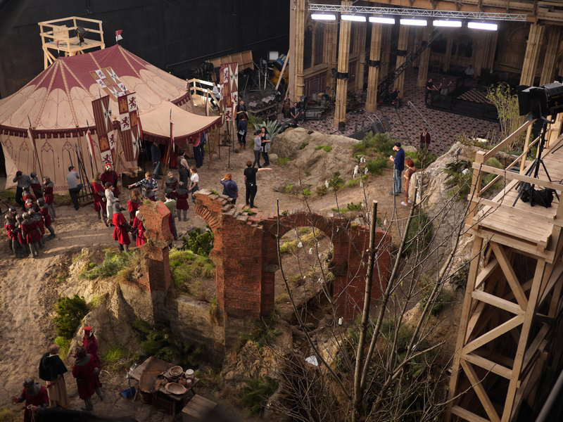 A forgatás helyszíne.