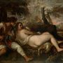Furulya Tiziano festményén. Ezúttal nem Vénusz van a képen, hanem valószínűleg parasztok