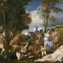 Furulyák Tiziano bachanáliát ábrázoló festményén