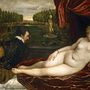 Tiziano: Vénusz és az orgonista. Plusz egy kutya