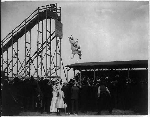A Cambell cirkusz a Montana állambeli Planis környékén 1910-ben