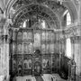 Fénykép a belső térről 1935 körül az ikonosztázzal és a többi berendezési tárggyal.