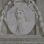 Grisaille portrémedaillon: Dávid vagy Salamon király