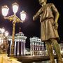 A Macedóniai Civilizációk hídján ugyancsak sok a bronzszobor