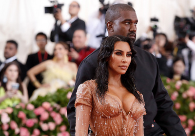 Kim Kardashian és Kanye West nem nagyon tett ki magáért. 