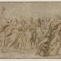 Raffaello: Betlehemi gyermekgyilkosság, a csatajeleneteknél más művészek is gyakran ábrázolták a katonákat meztelenül.
