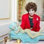 Gina Lollobrigida-szoborkiállítás az Hotel de la Monnaie-ban
