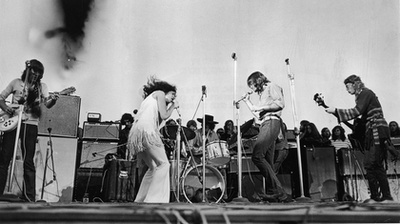 Összegyűlt szemét a White Lake-ben tartott Woodstock Fesztivál végén 1969. augusztus 18-án