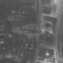 Légi felvétel 1944-ből, az észak-dél irányban áthúzódó széles sáv a Frankel Leó utca, nyugatra tőle láthatók a Rózsadomb oldalára felfutó újlaki kertek.