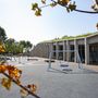 A Kis-Balaton Látogatóközpont épülete Keszthely külterületi településrészén az átadás napján 2020. szeptember 22-én