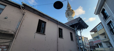Az isztambuli mecset bejárata