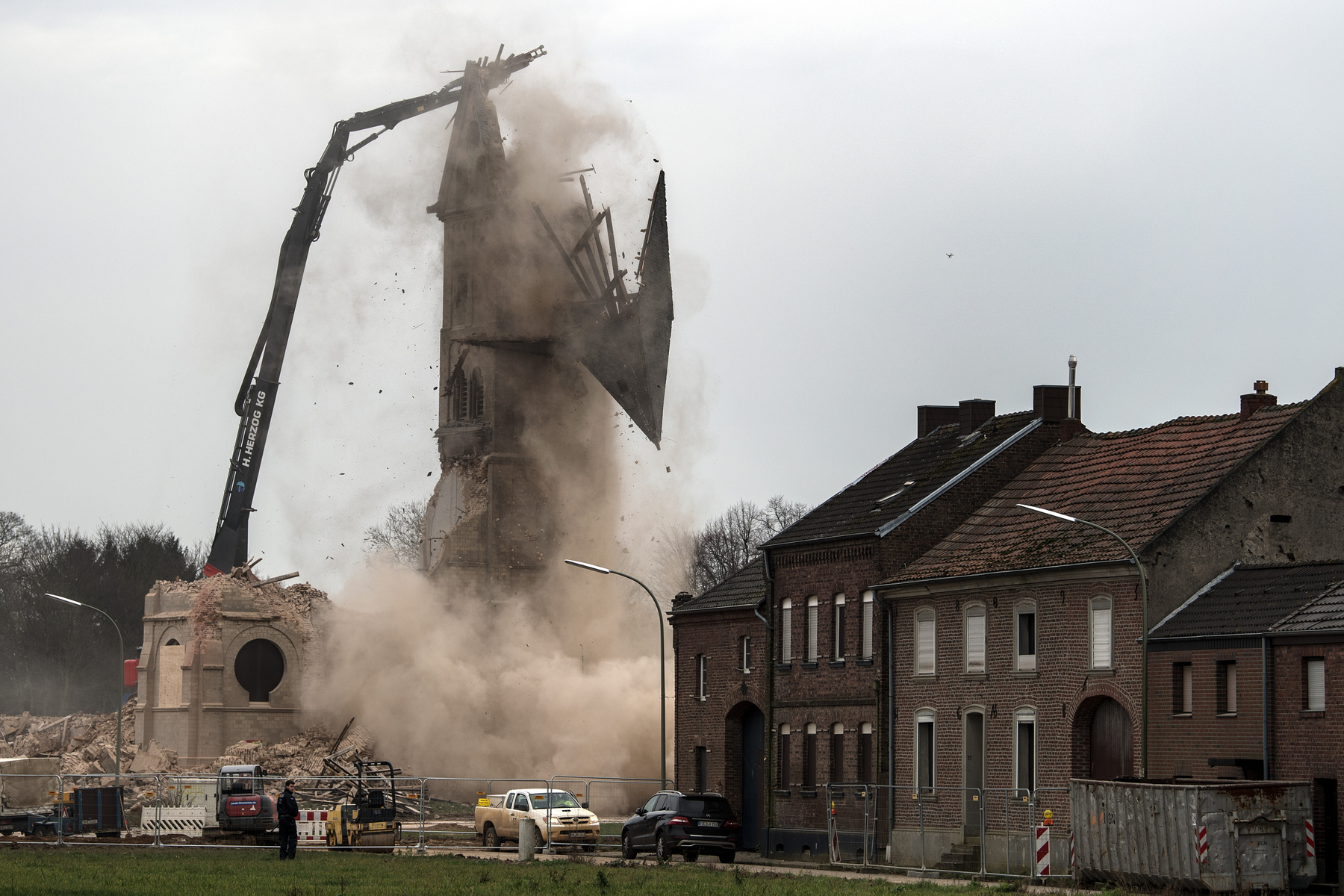 Boisdorf kastélyát is ledöntötték a lignitbányászat miatt

