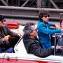 Charlie Watts, Ron Wood, Keith Richards és Mick Jagger The Rolling Stones tagjai New Yorkban 1997-ben  