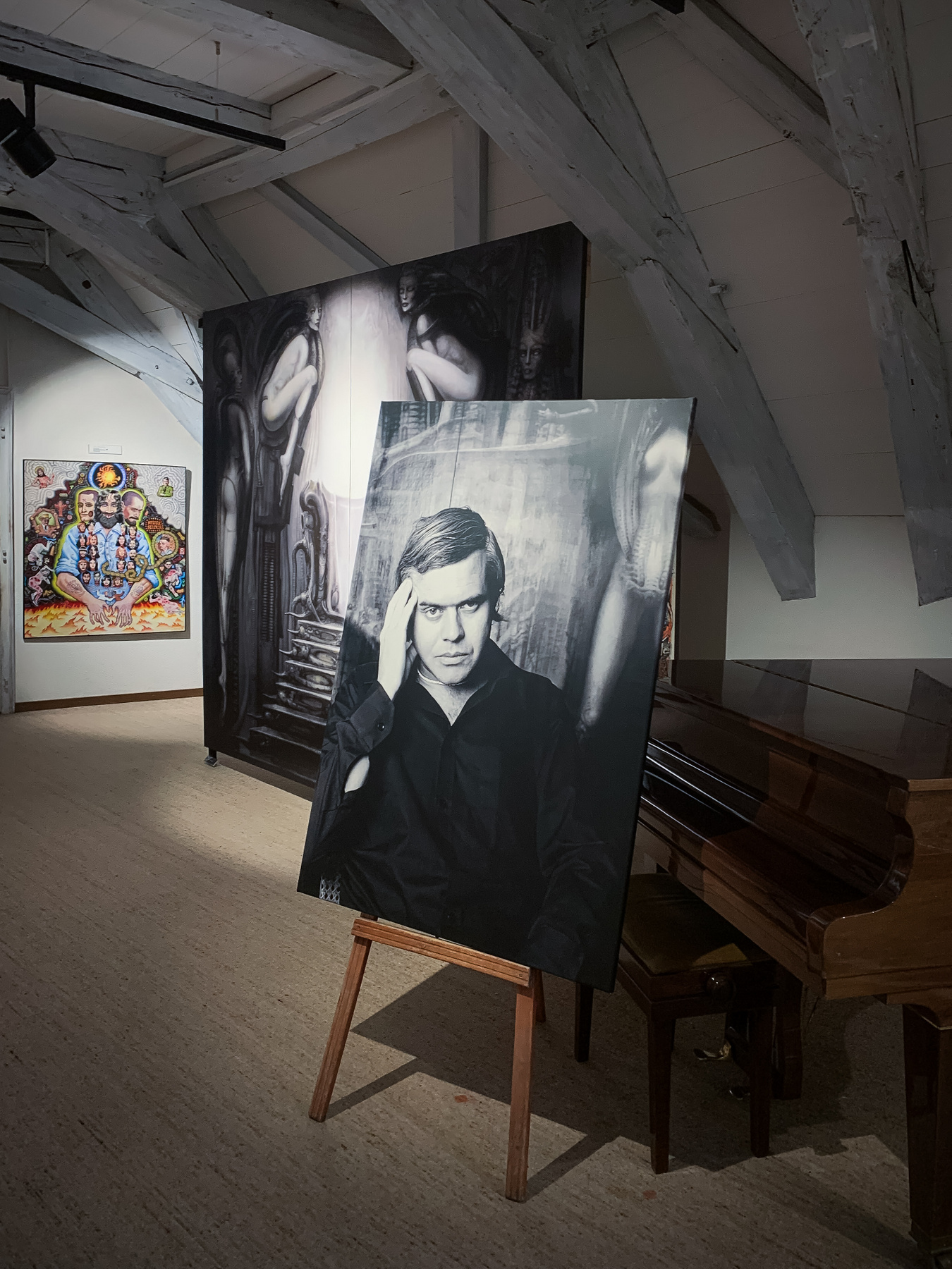 H.R. Giger portréja