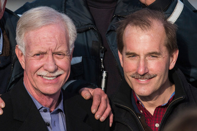 Chesley „Sully” Sullenberger kapitány és Jeffrey Skiles első tiszt