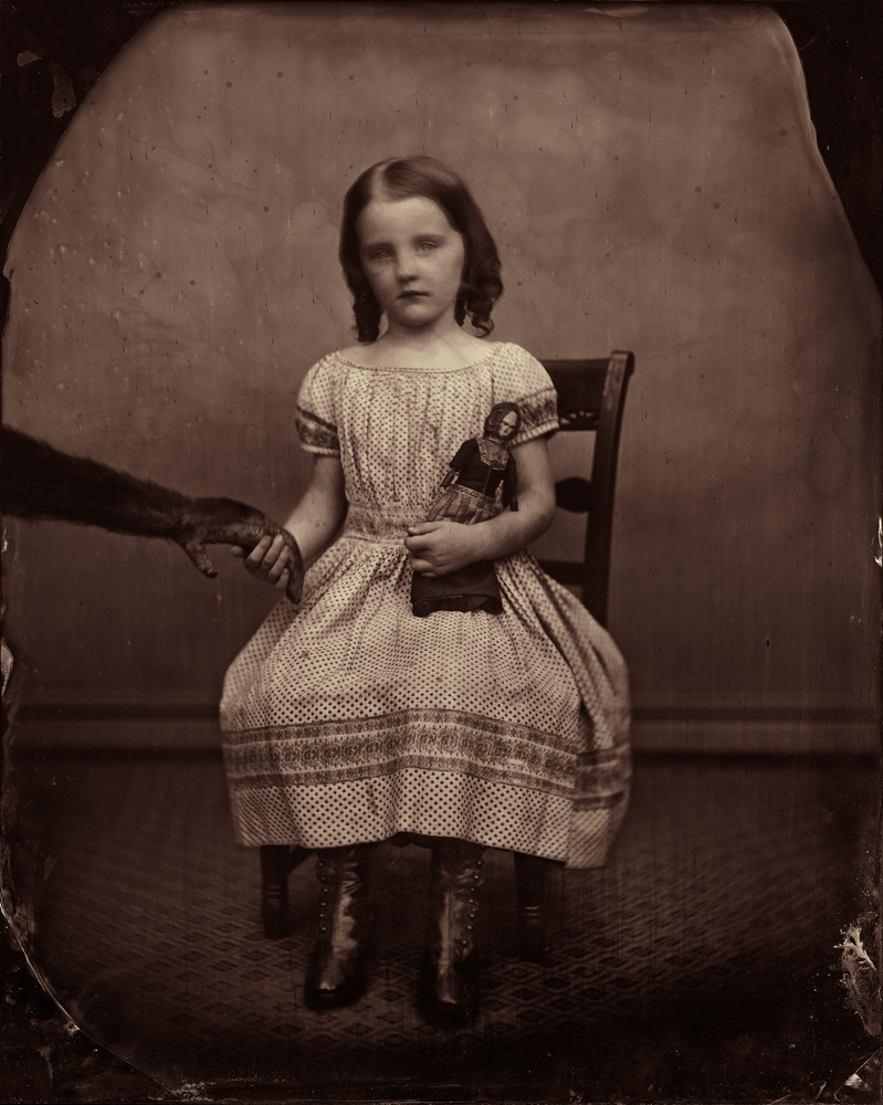 Lappangó emlékezet, nedves kollódiumos üvegnegatív, albumin print  
