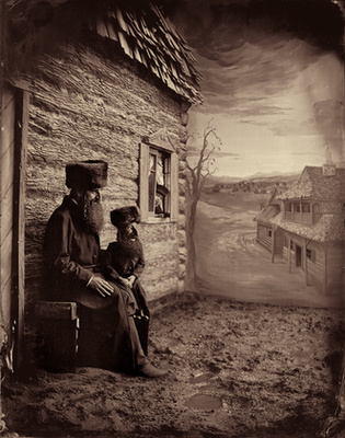 Lappangó emlékezet, nedves kollódiumos üvegnegatív, albumin print  
