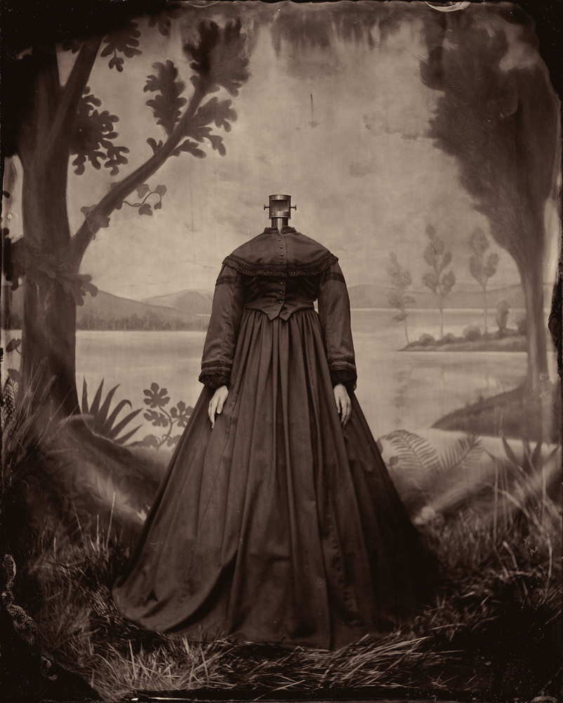 Lappangó emlékezet, nedves kollódiumos üvegnegatív, albumin print  
