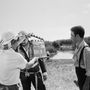1967 - Pákozd, Szúnyog-sziget, a „Die letzte Kompanie” (Az utolsó csapat) című 1930-as német film új változatának forgatása Eine Handvoll Helden (Die letzte Kompanie) címmel. Jobbra Tordy Géza színművész