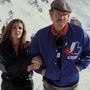 Donald Sutherland és felesége, Francine Racette az Avoriaz-i fesztiválon 1982. január 17-én Franciaországban