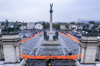 A Hősök tere 1942-ben