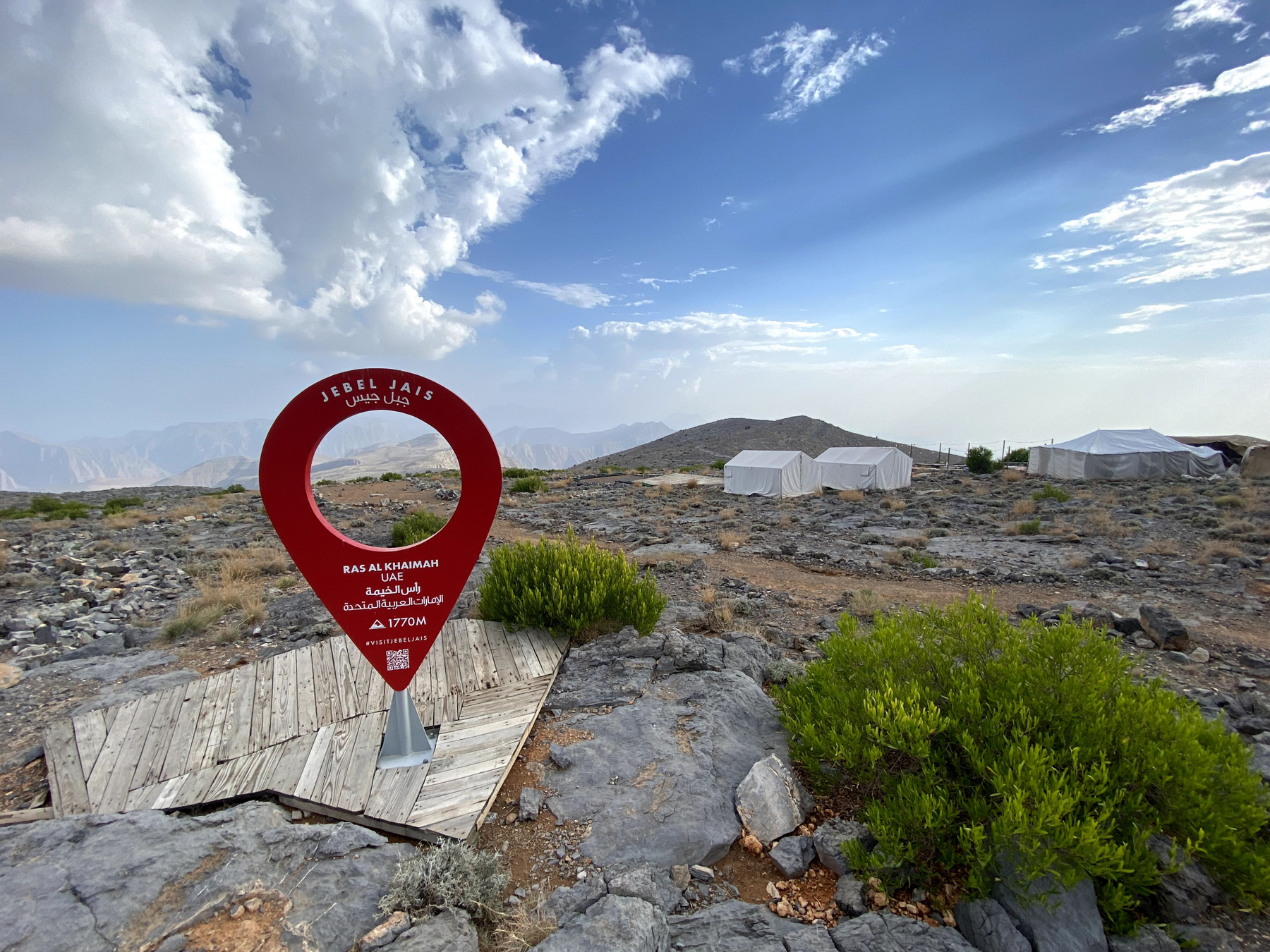 A Jebel Jais-en kecskékkel is találkozhatunk. 