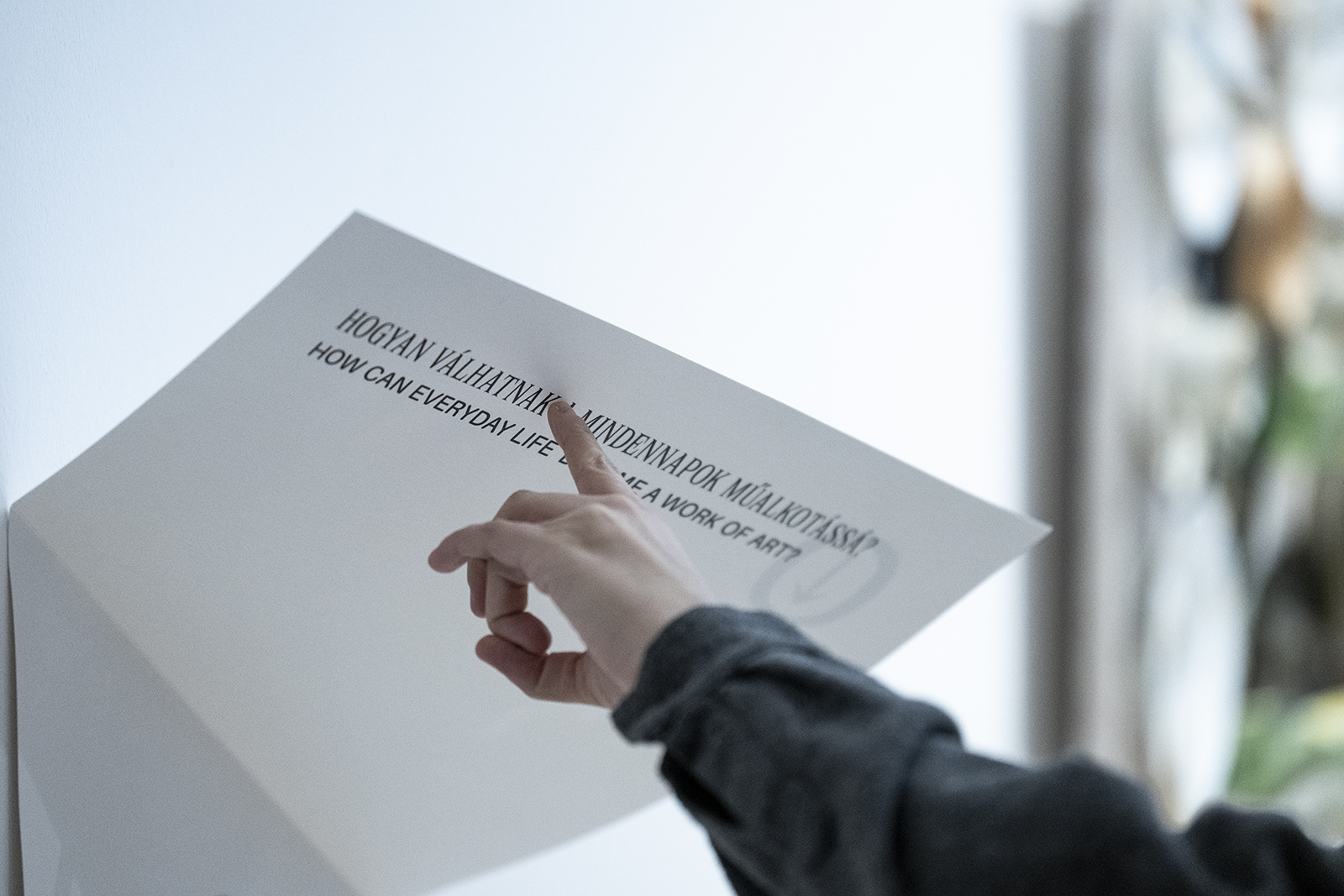 A Gyakran Ismételt Kérdések című kiállítás