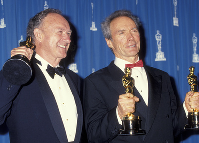 Gene Hackman színész pózol egy 1996. körüli portréhoz a kaliforniai Los Angelesben