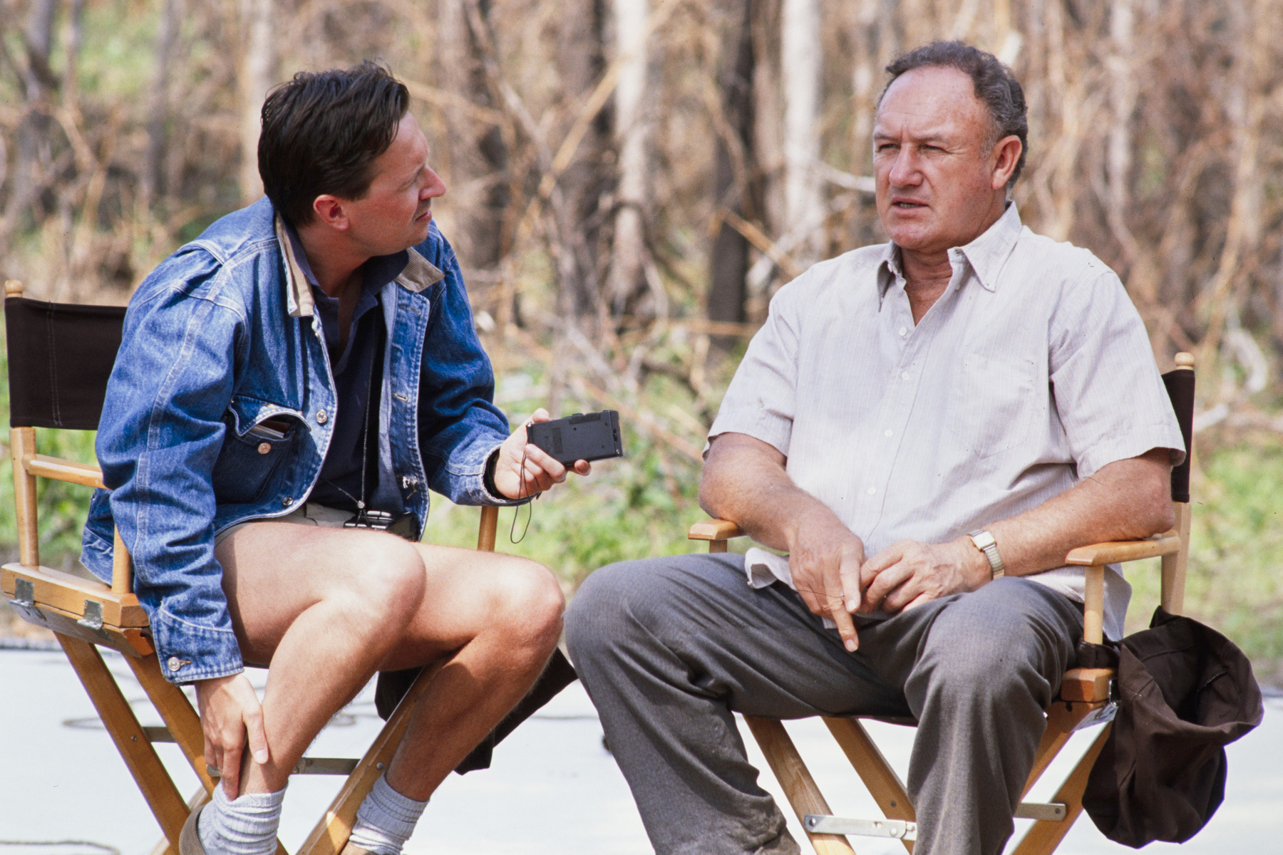 Gene Hackman színész pózol egy 1996. körüli portréhoz a kaliforniai Los Angelesben