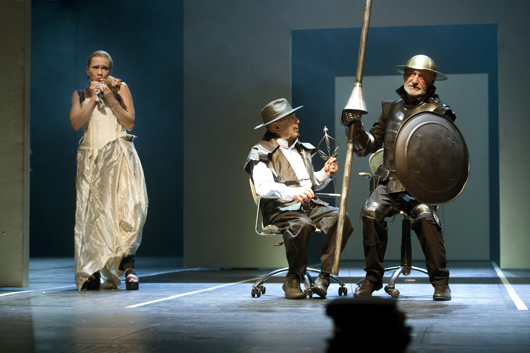 Tabi László Szomorú szerelmesek szanatóriuma című művéből készült tévéjáték forgatása. Bodrogi Gyula és Felföldi Anikó 1971-ban