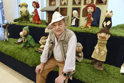 Tabi László Szomorú szerelmesek szanatóriuma című művéből készült tévéjáték forgatása. Bodrogi Gyula és Felföldi Anikó 1971-ban