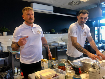 Prádba hengergetett bárányfilé hőkezelése