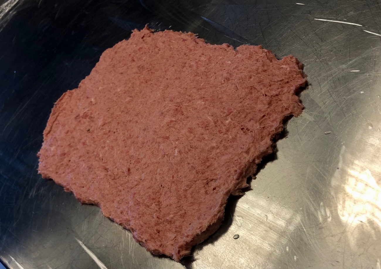 Prádba hengergetett bárányfilé hőkezelése