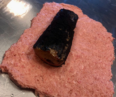 Prádba hengergetett bárányfilé hőkezelése