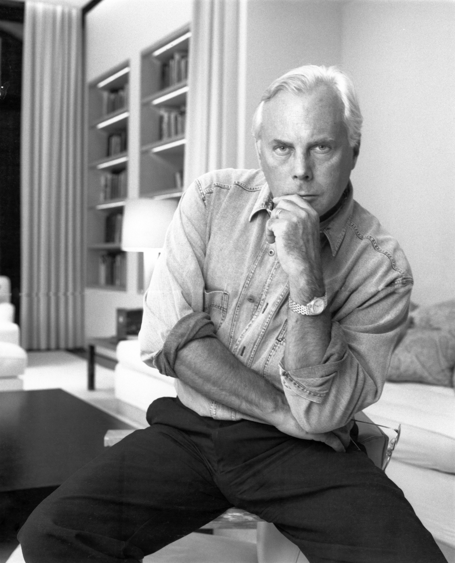 Giorgio Armani 2021. július 6-án, Párizs, Franciaországban 