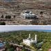 Egyedül egy megrongálódott mecset maradt állva a cunami pusztítása után, a hullámok mindent letaroltak az indonéziai Banda Aceh tartománynak ezen a részén. Tíz évvel később a vidék újraéledt, megint zöldellő fák, házak magasodnak a környéken.